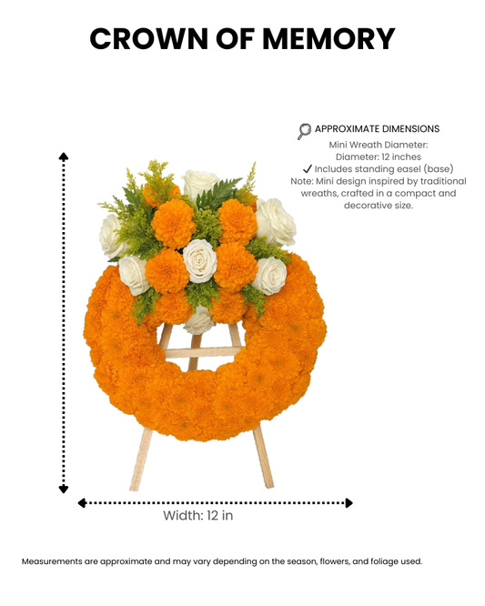 Sympathy Flowers | 777 Crown of The Best Memories image 1