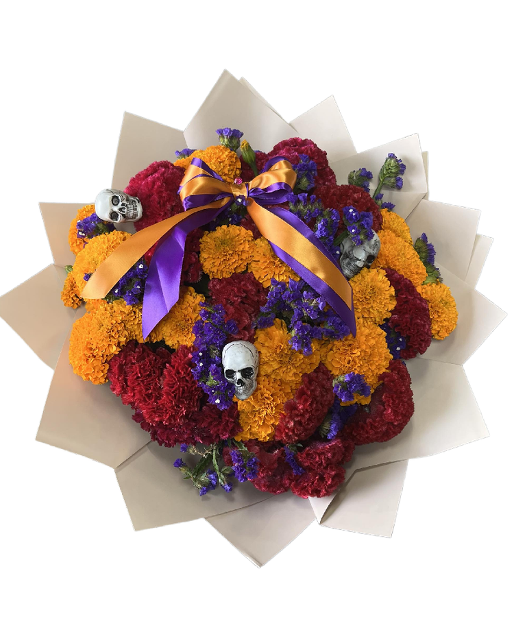 the soul of cempasúchil – marigold memorial bouquet image 0