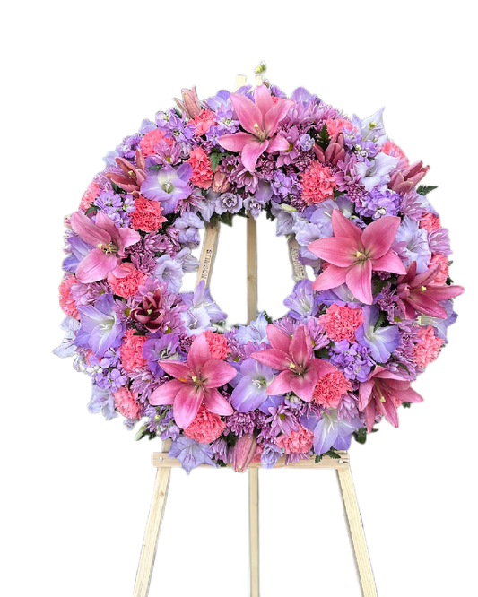 serenity tribute – funeral wreath image 0