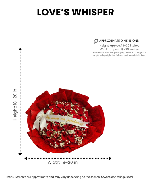 50 red rose bouquet - 50 Rosas Buchon image 1