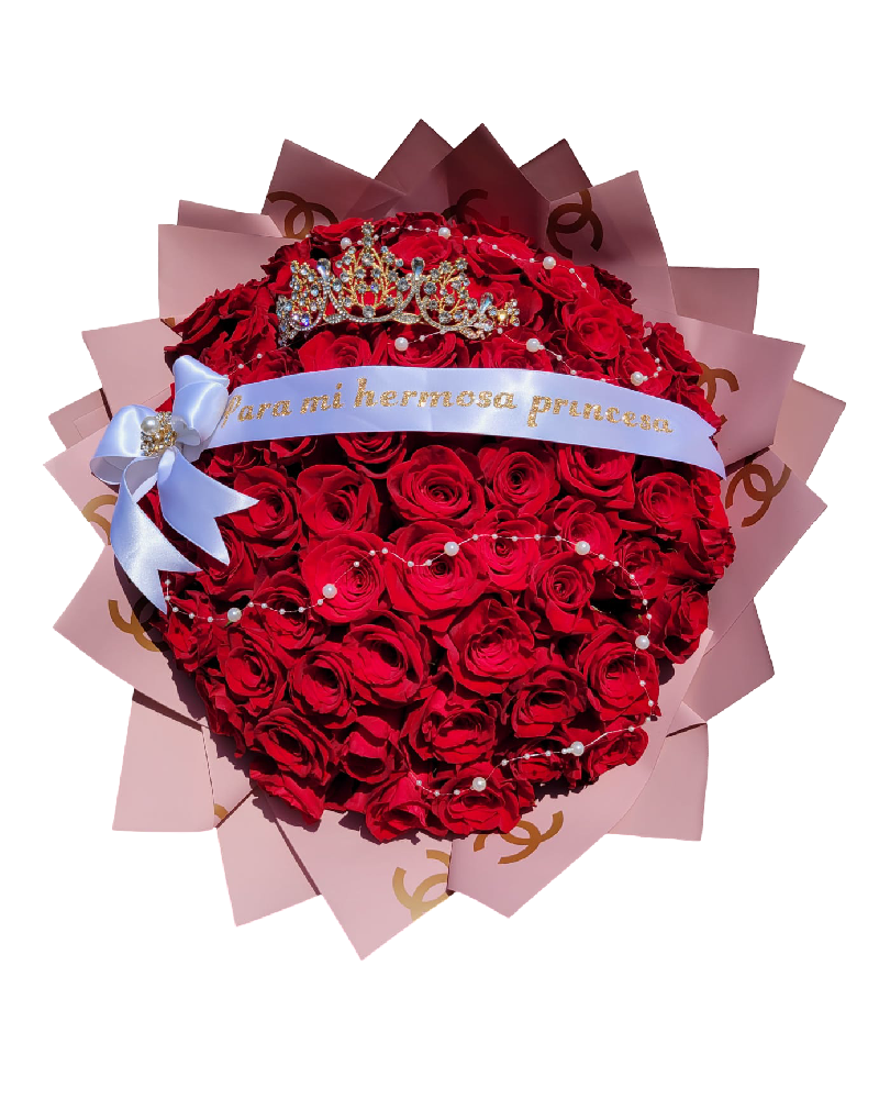 Buchon Red Rose bouquet image 0