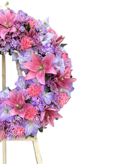 serenity tribute – funeral wreath image 1