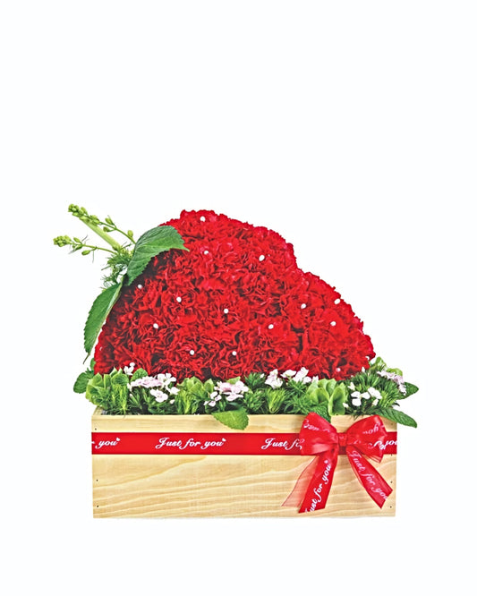 Carnation Strawberry - Fresita Shaped Boquet