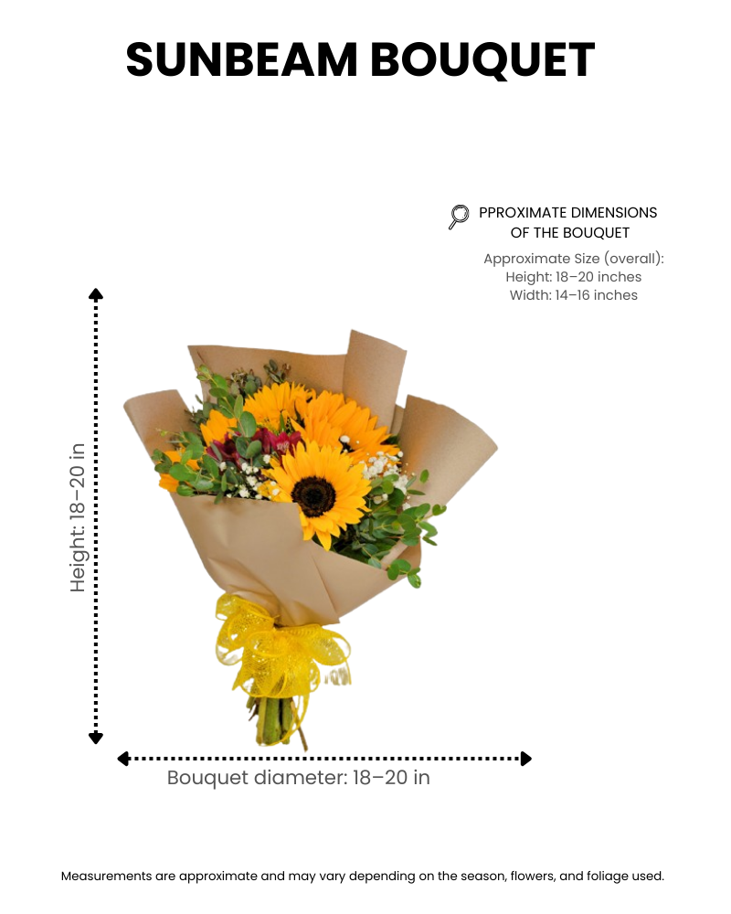 sunflower bouquet – rustic style - Image 2