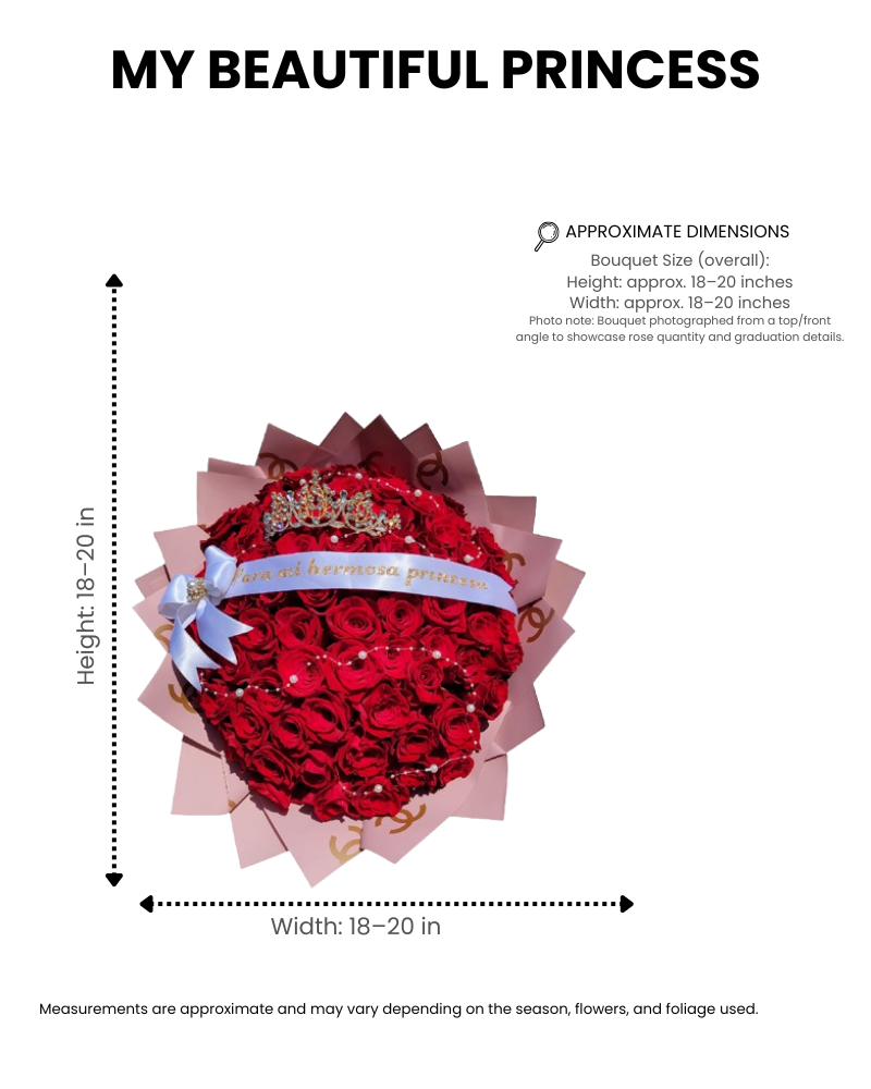 Buchon Red Rose bouquet - Image 2