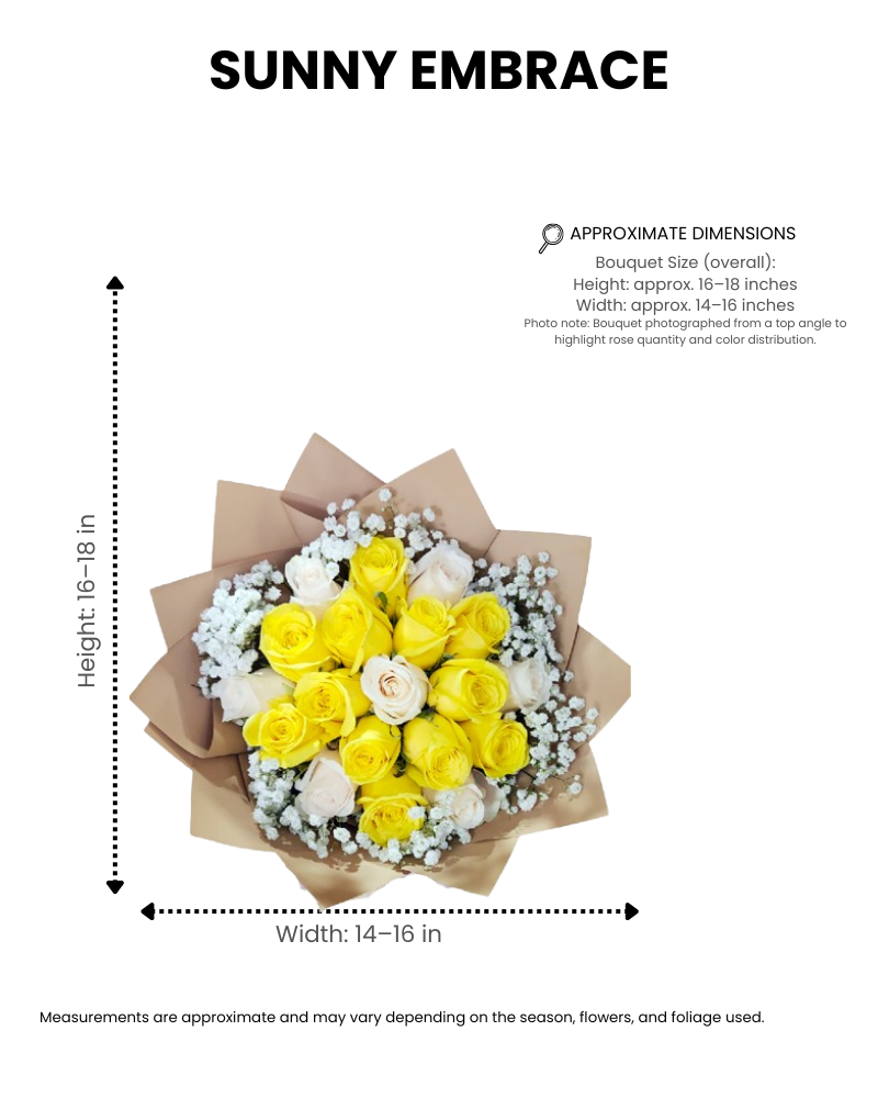 Yellow Rose Bouquet | Sunny - Image 2
