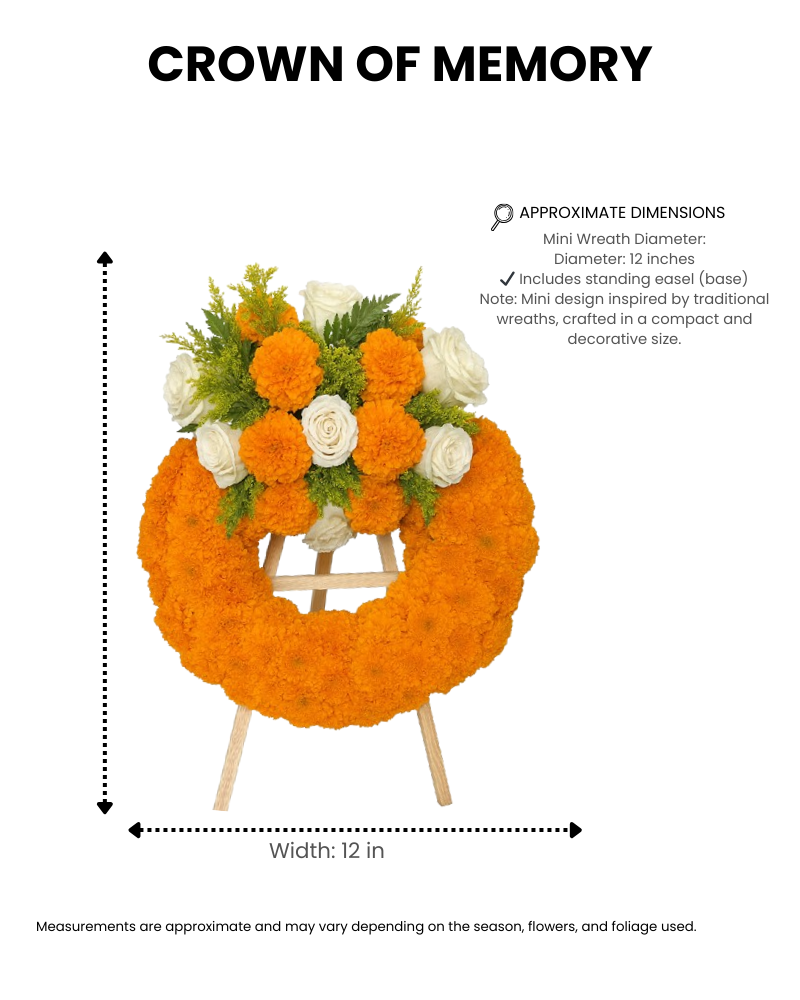 Sympathy Flowers | 777 Crown of The Best Memories - Image 2