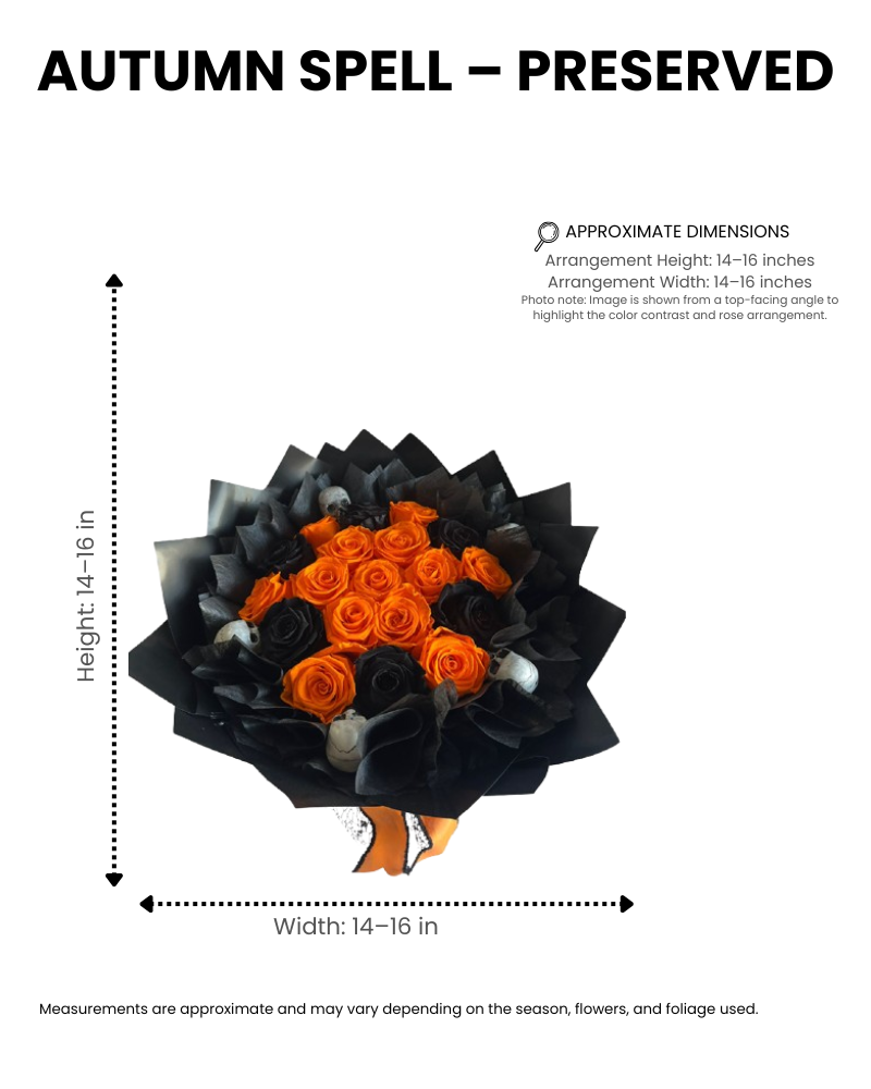 autumn spell – preserved rose bouquet - Image 2